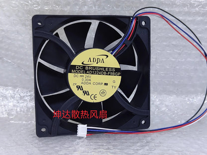 ADDA AD1224DB-F9BGP 12038 DC24V 0.30A 12CM 4-Pin Inverter Cooling Fan