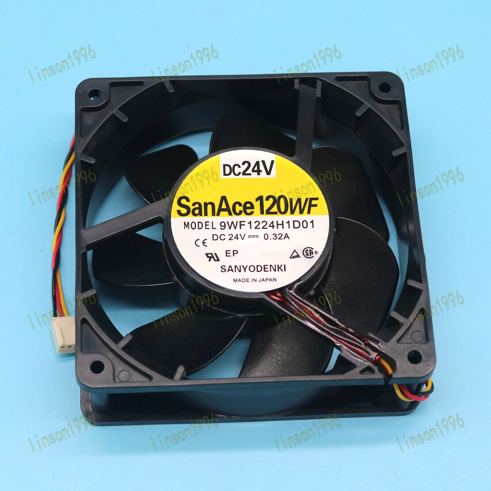 new 1pc  For SANYO cooling fan 9WF1224H1D01 San Ace120WF 24V 0.32A Fast SANYO