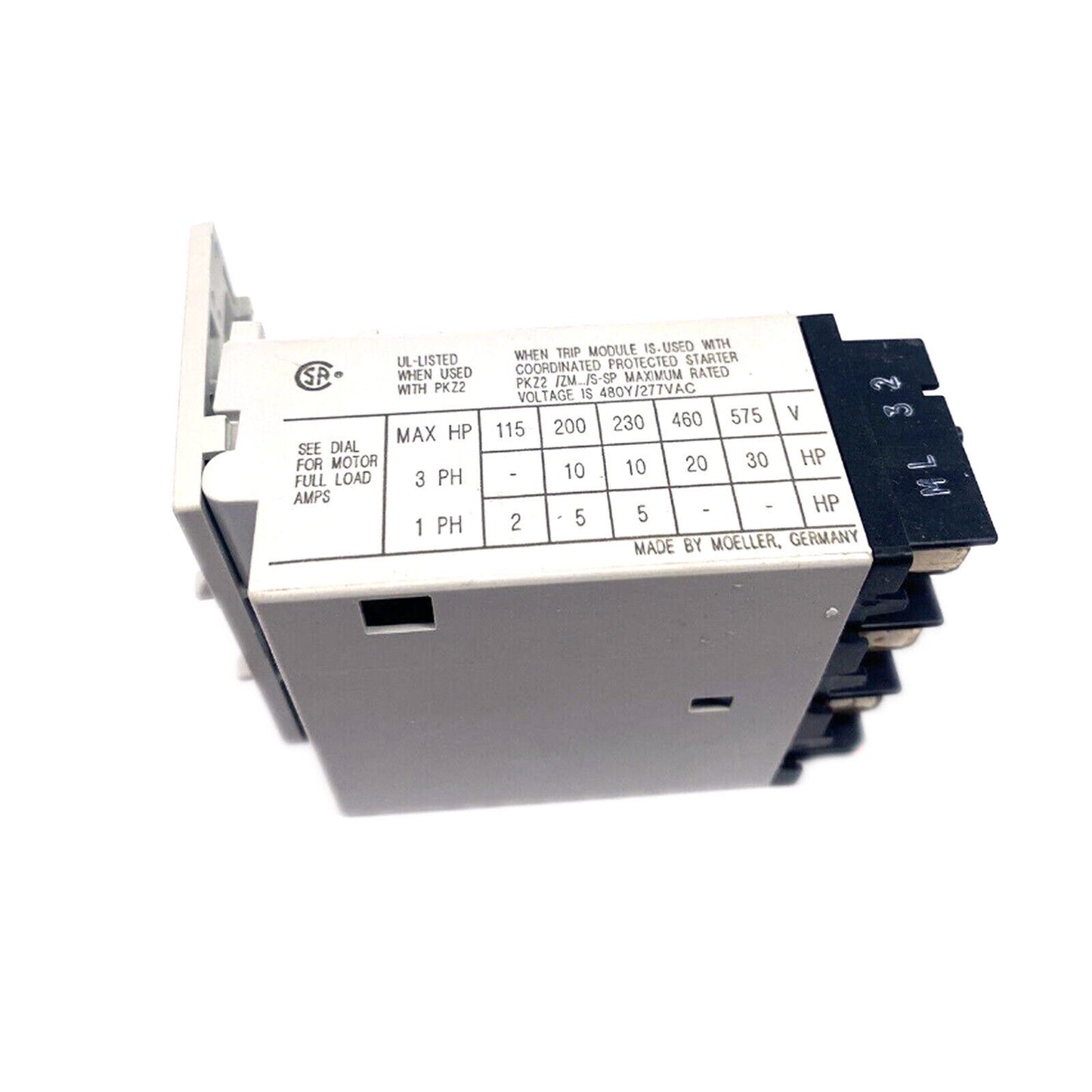 Moeller Klockner ZM-32 PKZ2 Thermal Trip Module 24-32A - MOELLER KLOCKNER