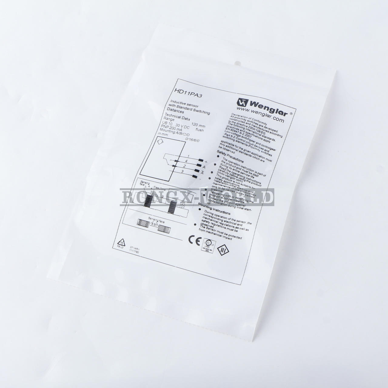 Wenglor HD11PA3 Photoelectric Switch Sensor - WENGLOR