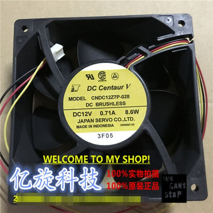 SERVO CNDC12Z7P-028 12038 12V 0.71A 12CM ball cooling fan