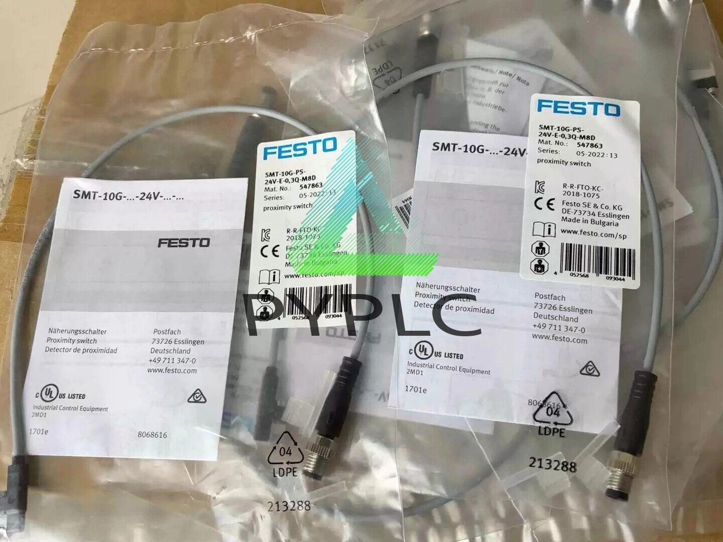 1PC FESTO SMT-10G-PS-24V-E-0,3Q-M8D 547863 Proximity Switch Free Shipping