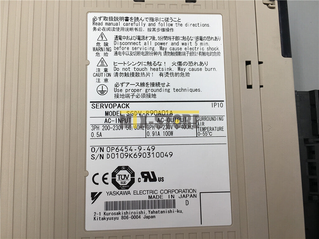 1pcs Yaskawa Servo Drive SGDV-R90A01A