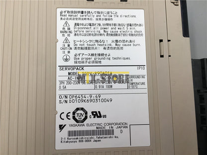 1pcs Yaskawa Servo Drive SGDV-R90A01A