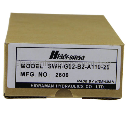 SWH-G02-B2-A110-20 Hydraulic Solenoid Valve for Hidraman#u