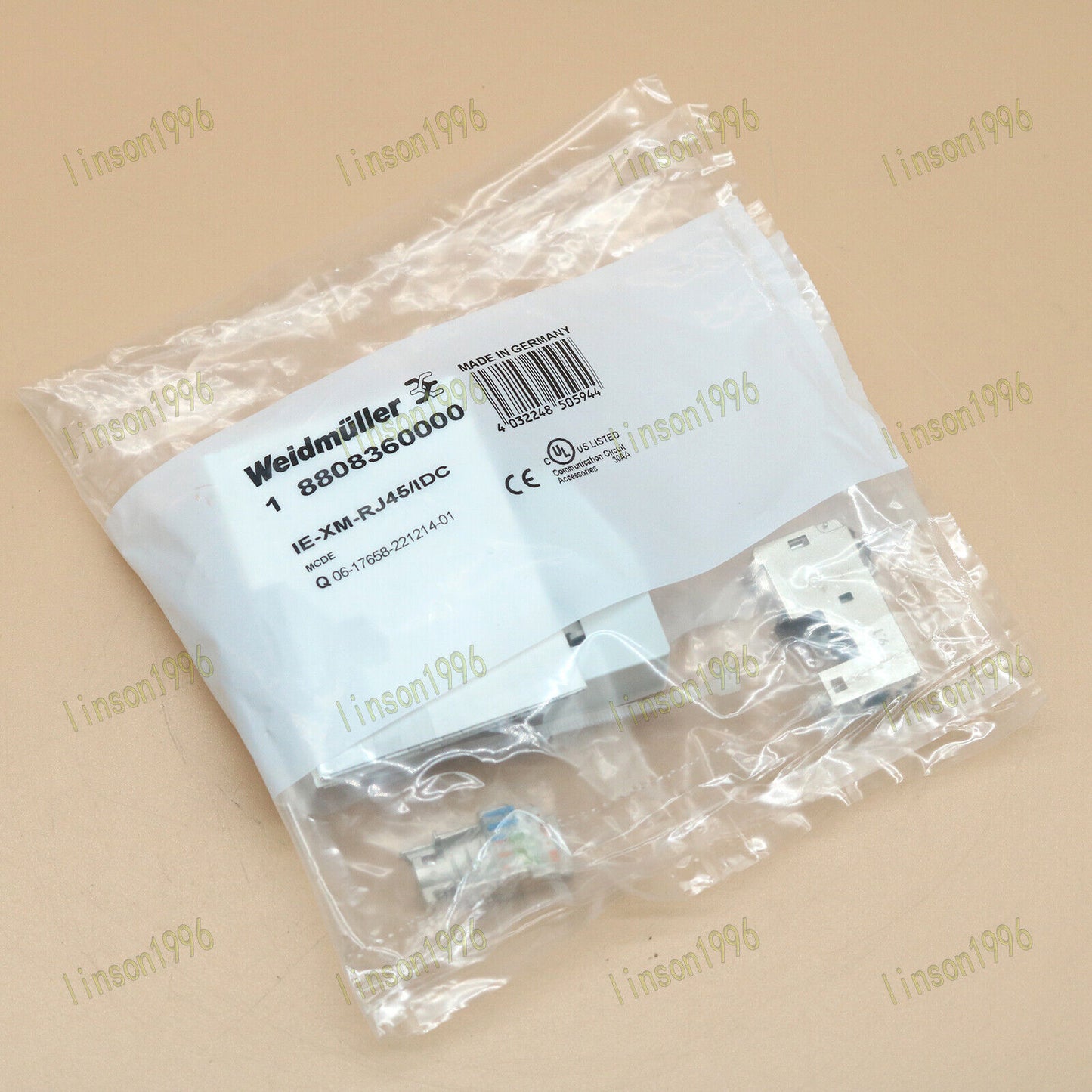 IE-XM-RJ45/IDC Connector For Weidmuller - WEIDMULLER