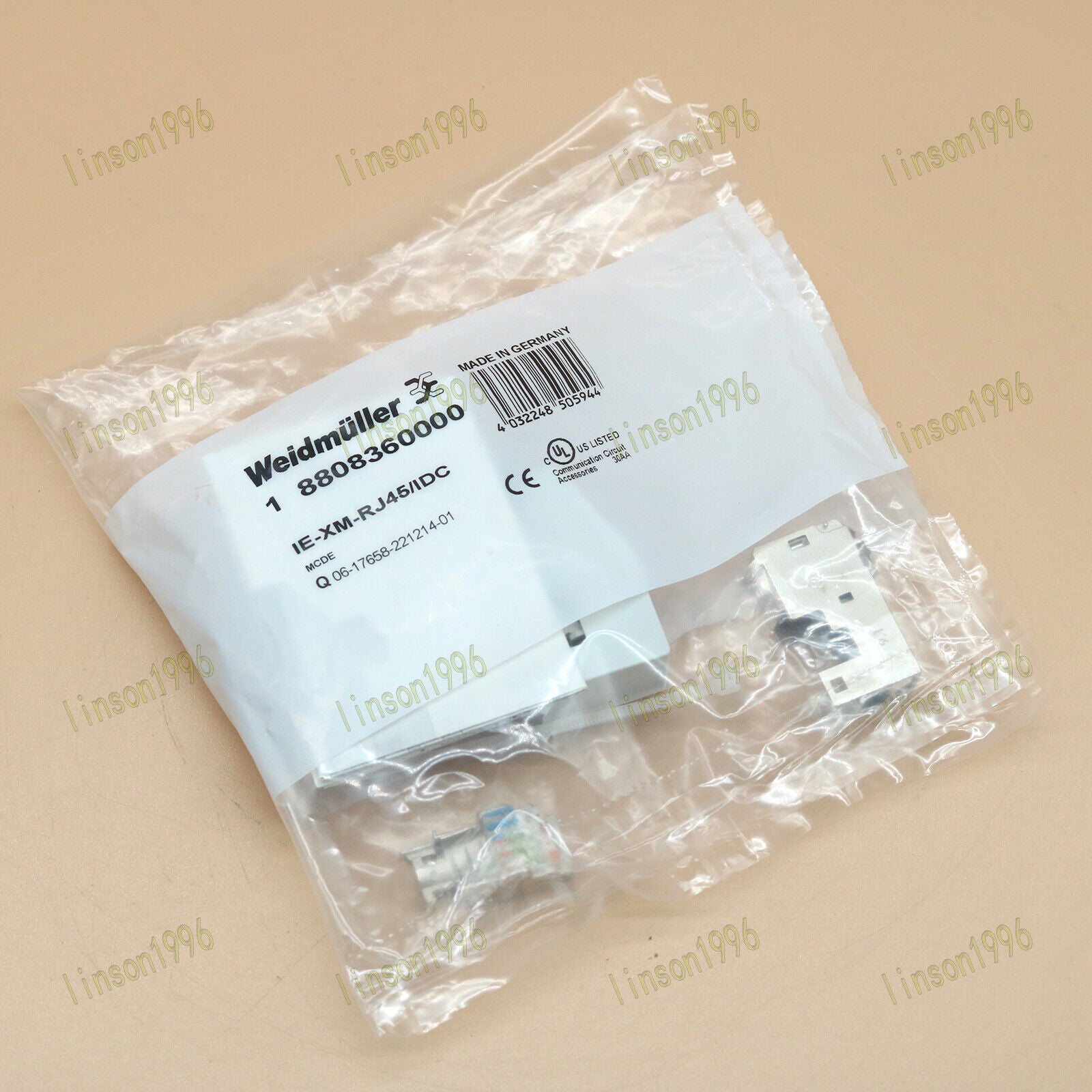 IE-XM-RJ45/IDC Connector For Weidmuller - WEIDMULLER