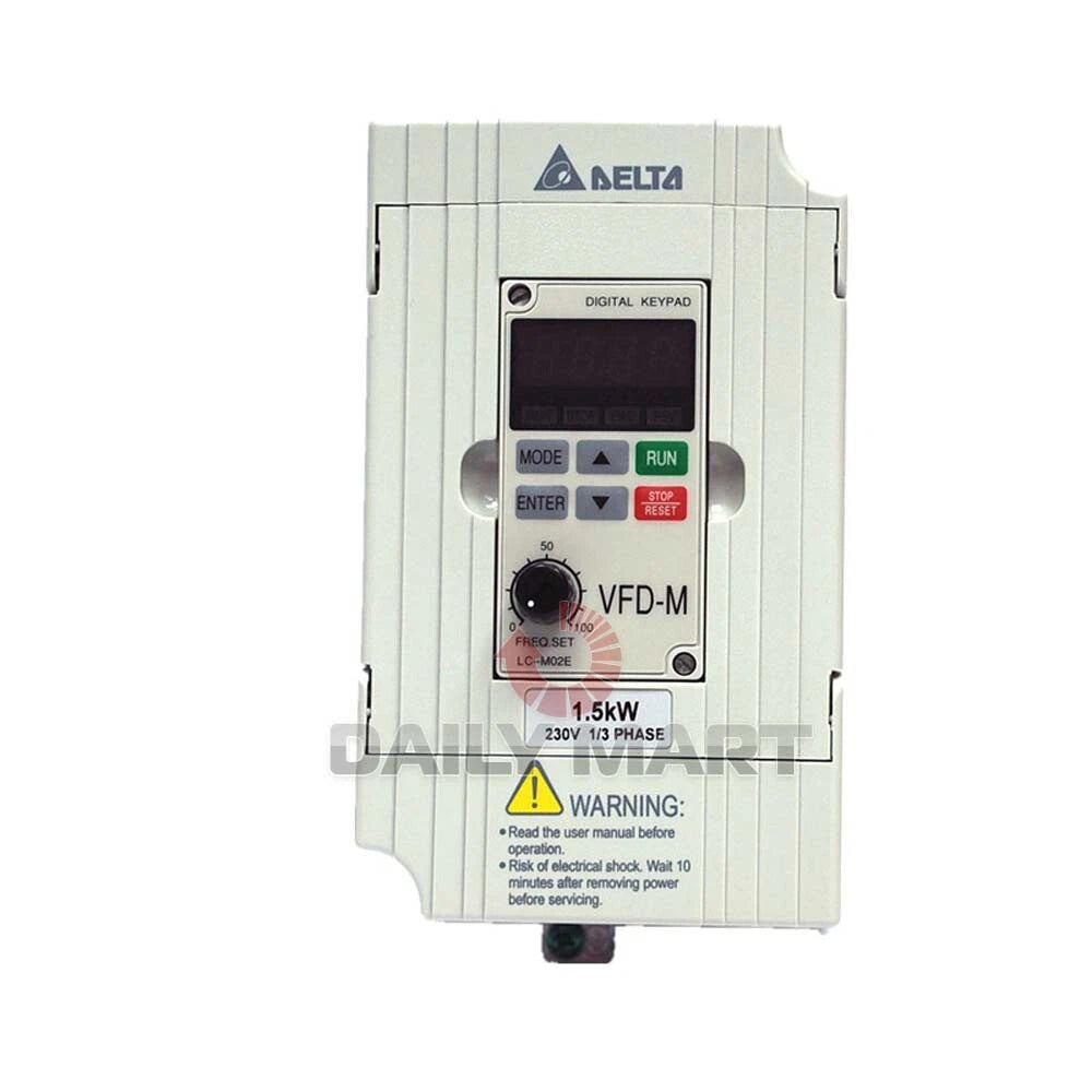 Delta VFD015M21A Frequency Converter 1.5KW 230V