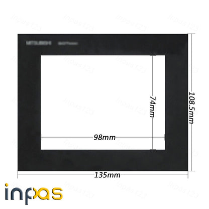 GT1040-QBBD-C Touch Screen Panel Glass+ Front Film Overlay - KOEED