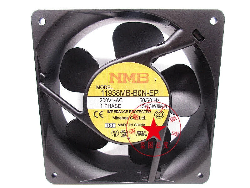 NMB 11938MB-B0N-EP 200V 15/13W 119*38MM high-end cooling fan