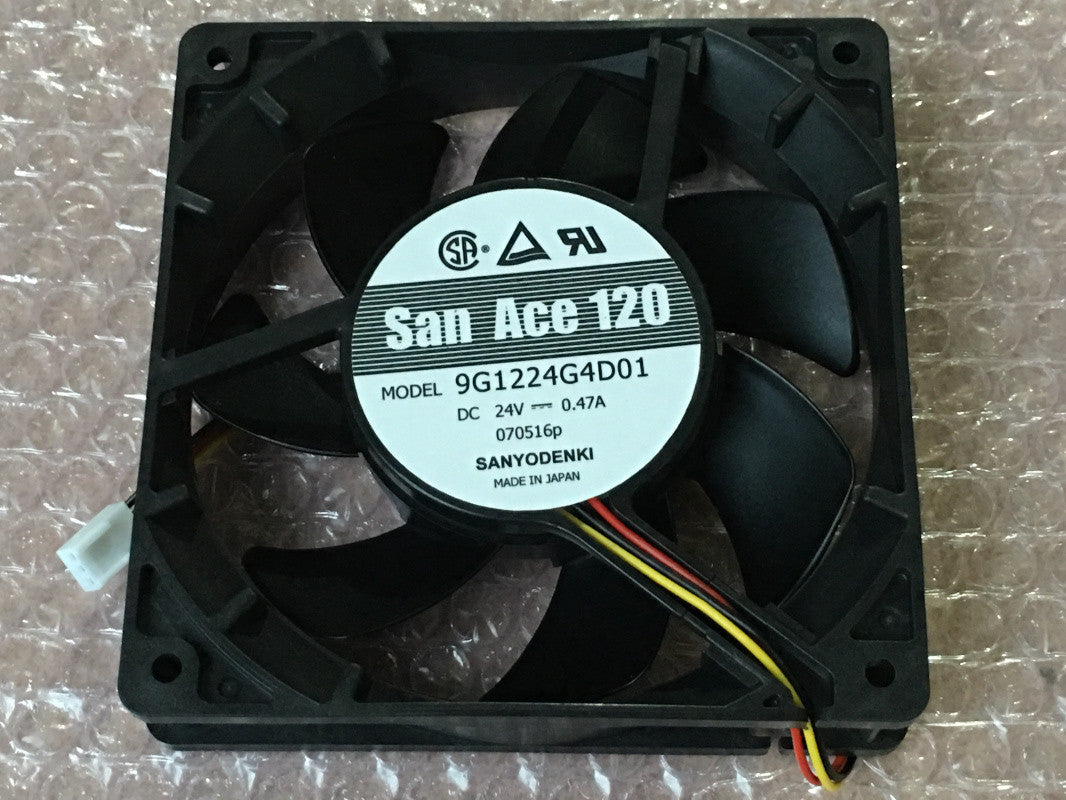 1pcs SANYO 9G1224G4D01 24V 0.47A 120*120*25 Axial Fan 12025 3pin