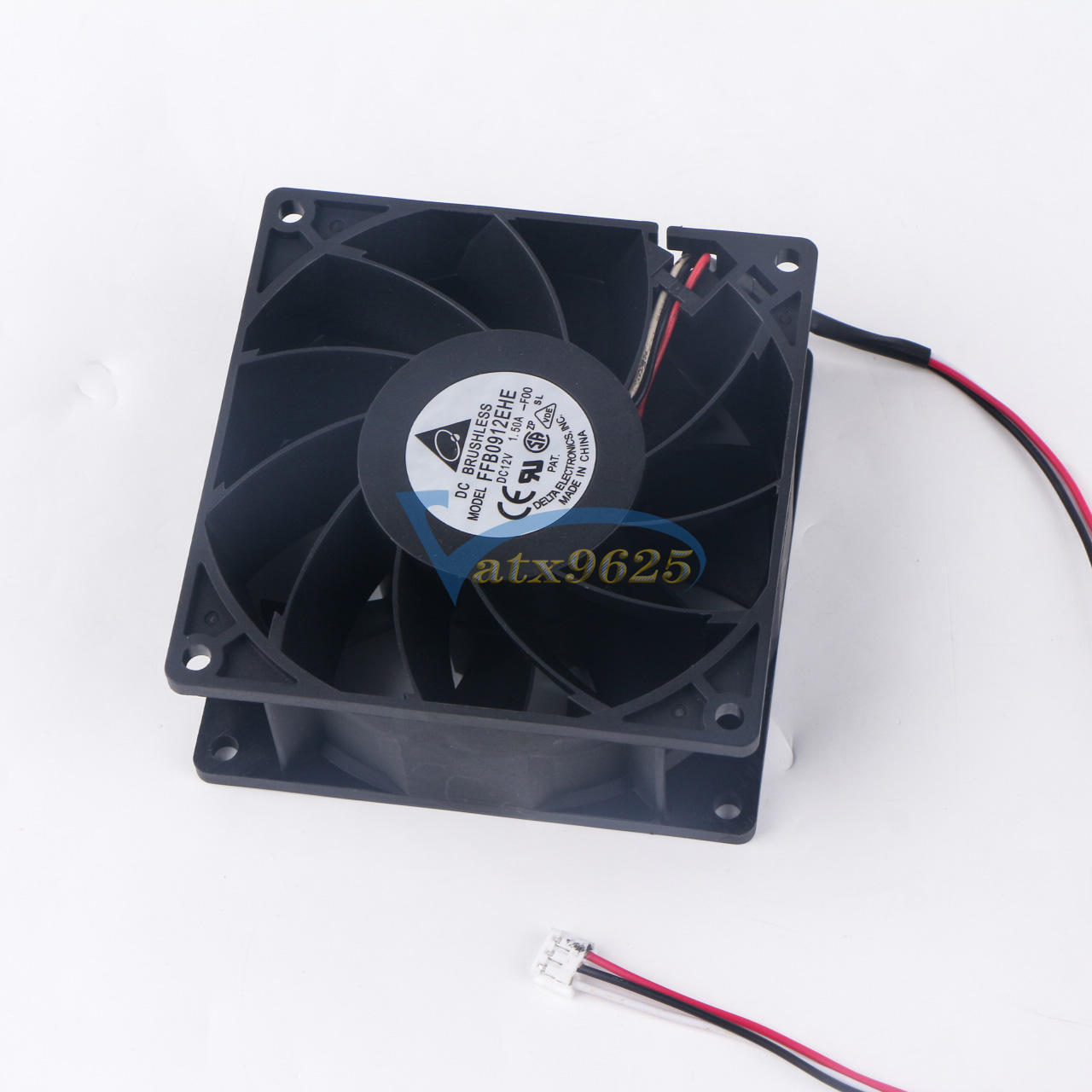 new One Delta High Airflow Fan FFB0912EHE 92x92x38mm 92mm 9038 12V 1.5A 3wire - DELTA