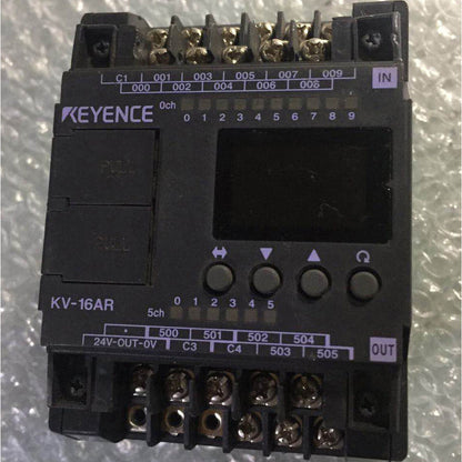 used KEYENCE PLC KV-16AR programmable module - KEYENCE PLC