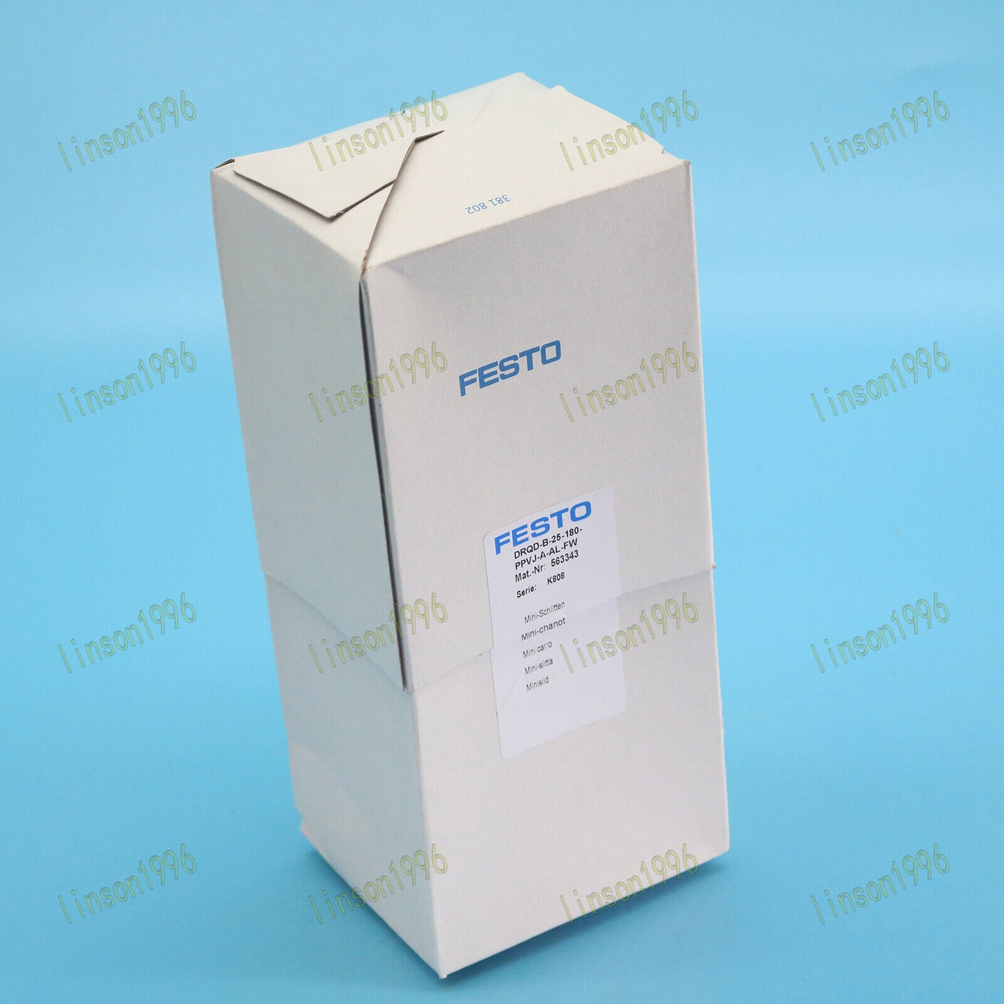 FESTO Rotary Cylinder DRQD-B-25-180-PPVJ-A-AL-FW 563343 One Year - FESTO