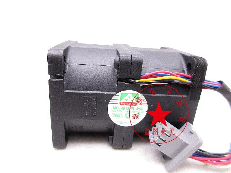 Yongli 4056 12V 1.50A MGT4012HB-W56 4CM violent booster server fan