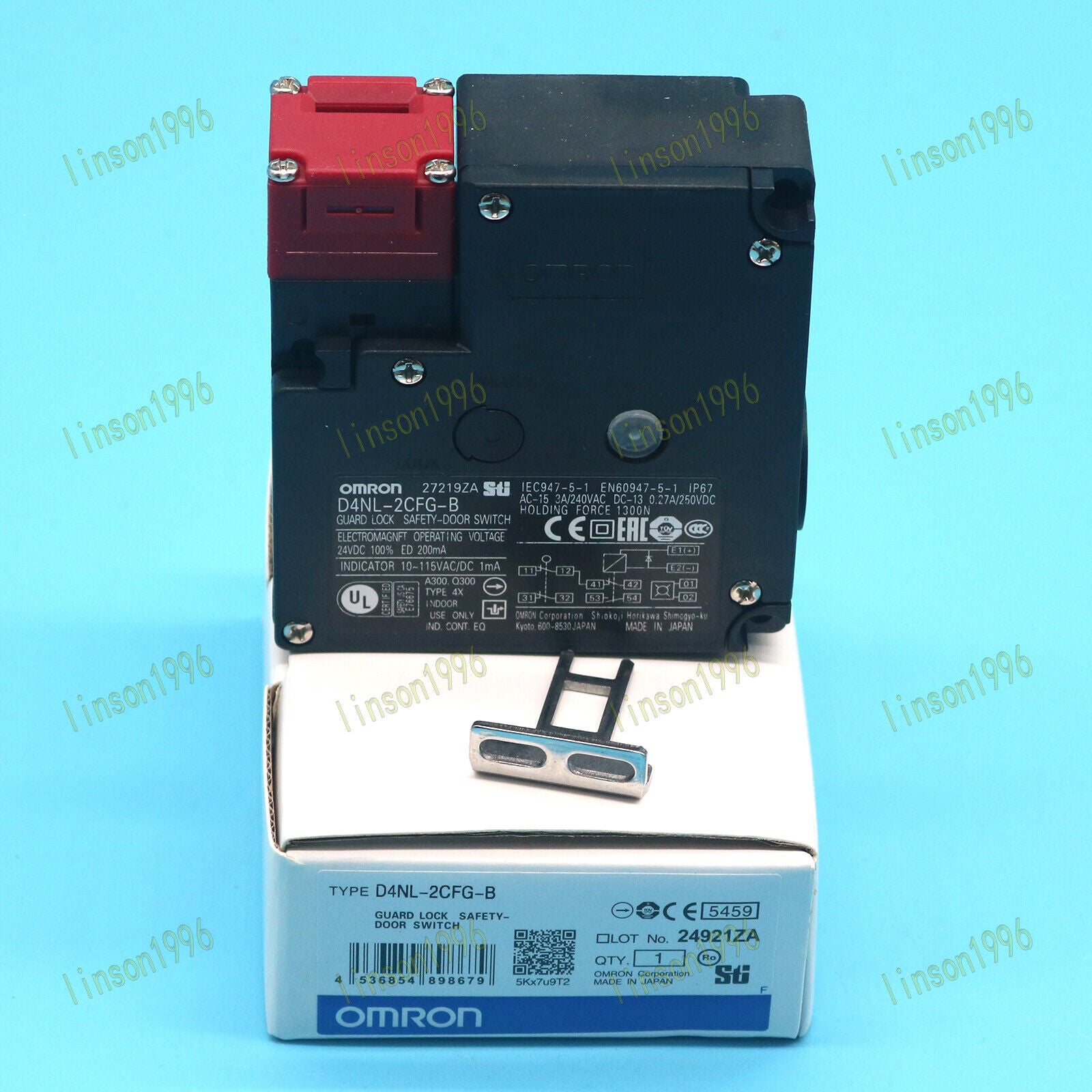 new ONE  D4NL-2CFG-B Omron D4NL2CFGB guard lock safety door switch Fast Delivery
