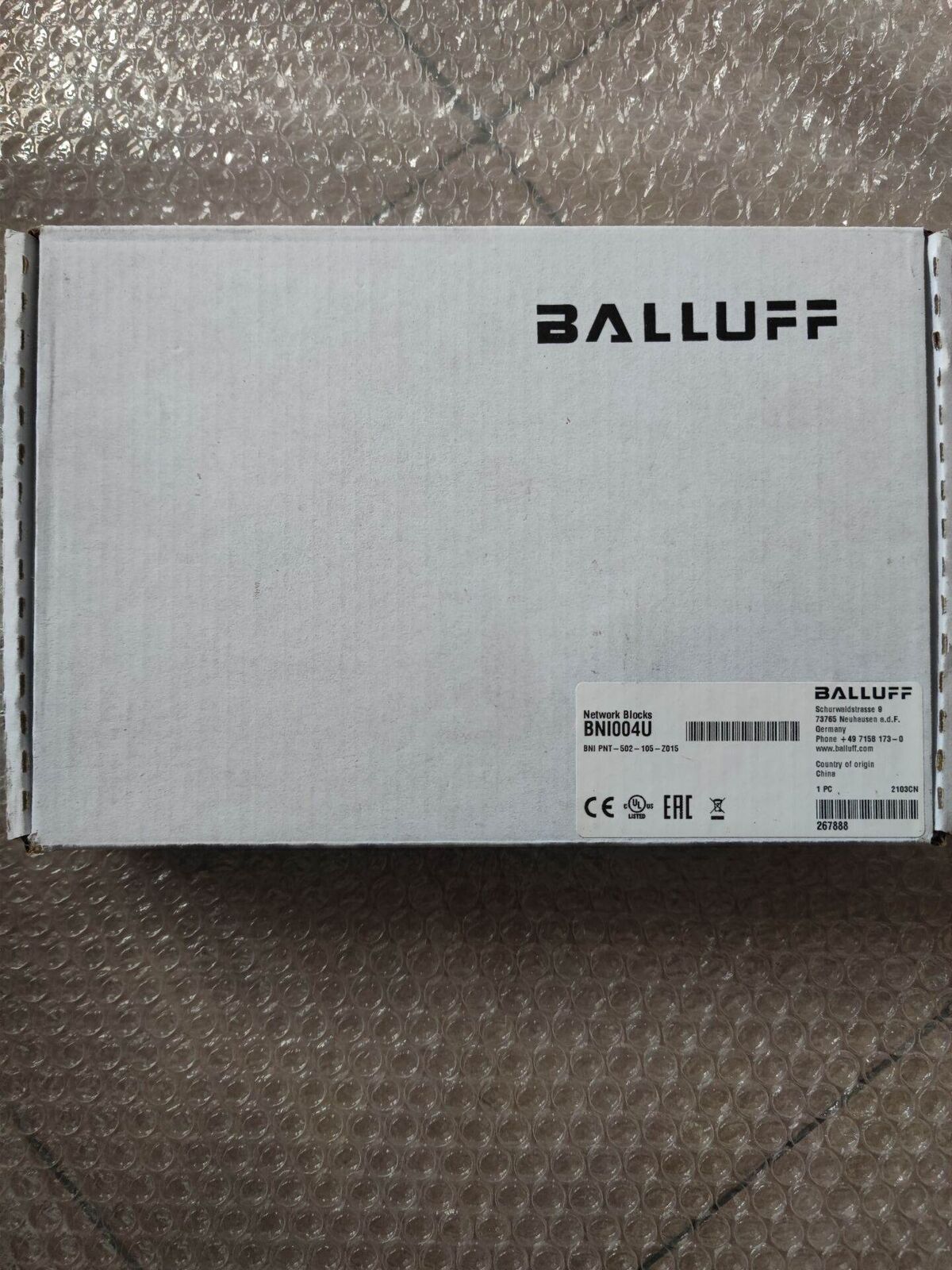 New 1PC BALLUFF BNI004U BNI PNT-502-105-Z015 Network Module Ping - BALLOFF