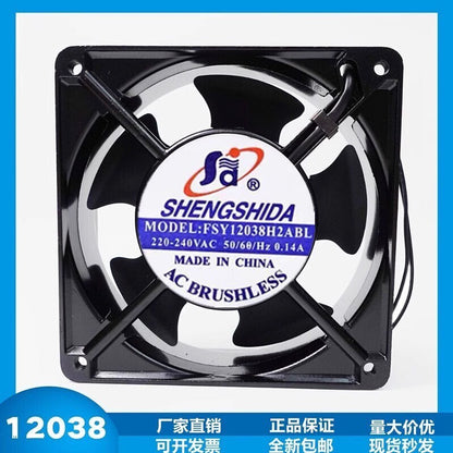 1PCS FSY12038H2ABL AC220V-240V 0.14A 12CM Silent Axial Cooling Fan