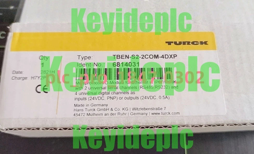 1PCS TURCK TBEN-S2-2COM-4DXP Bus Module TBEN-S2-2COM-4DXP Fast ship