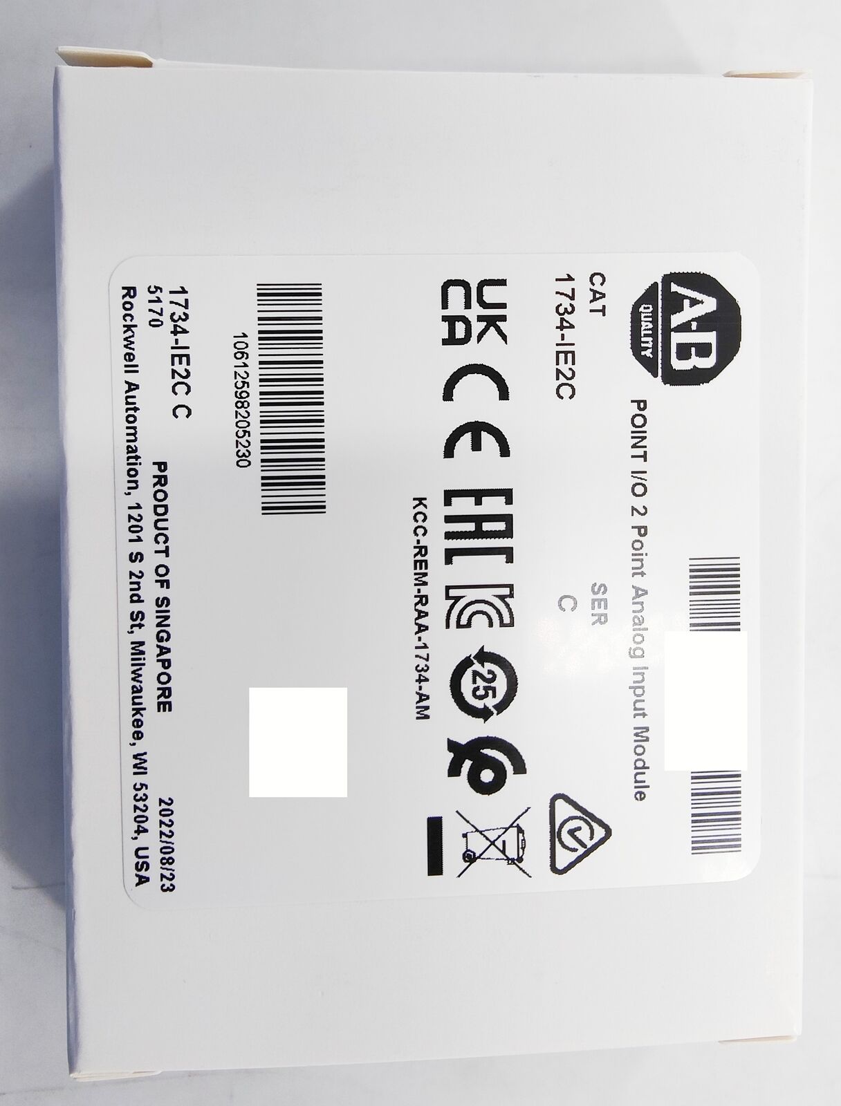 Allen-Bradley 1734-IE2C POINT 2 Point Analog Input Module - ALLEN-BRADLEY