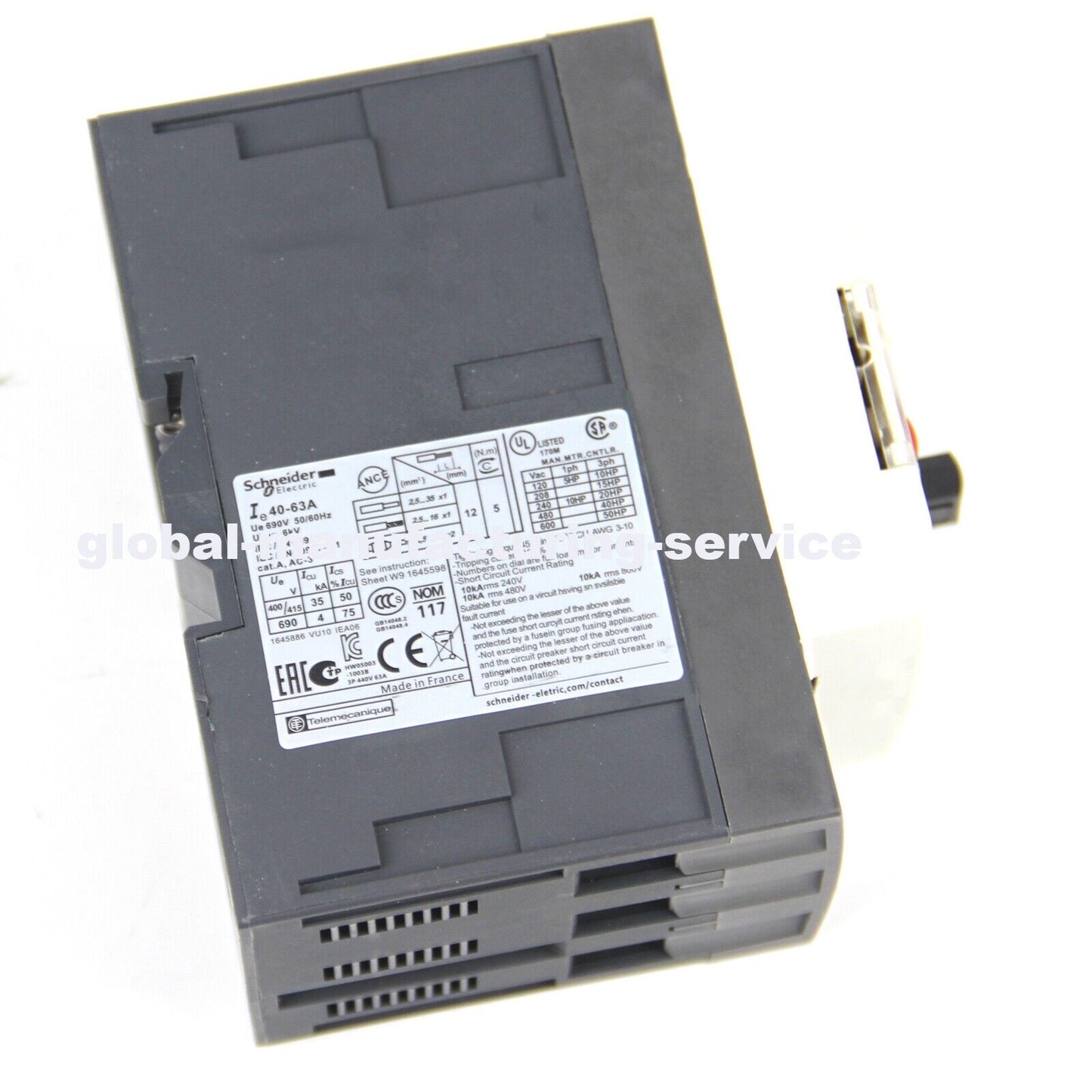 New Schneider GV3-ME63 Motor Circuit Breaker 40-63A - SCHNEIDER