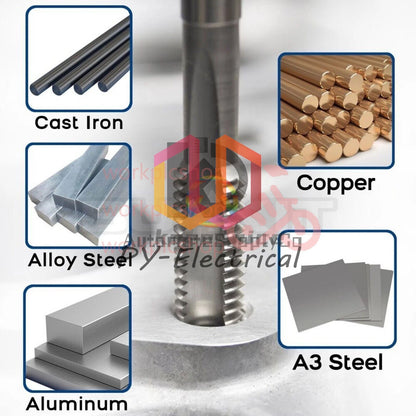 M8 X 0.5 Tap and Die Set Left Hand, M8X0.5 Machine Thread Tap and Round Die