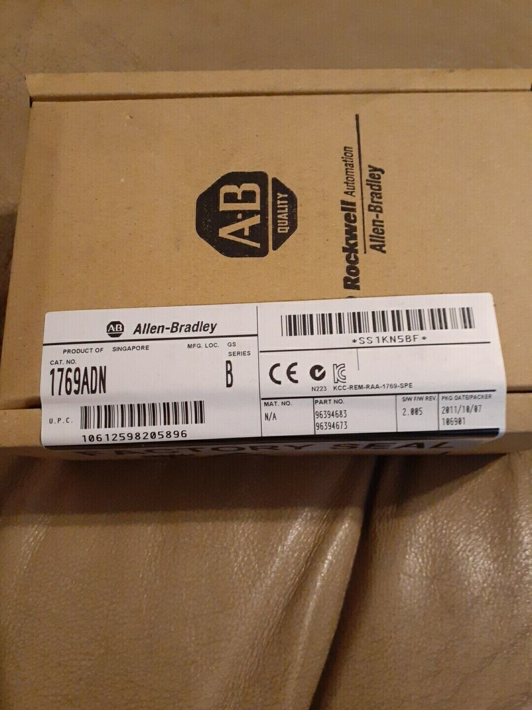 Sealed Allen Bradley 1769-ADN SER B CompactLogix DeviceNet Adaptor Module 2025 - ALLEN BRADLEY