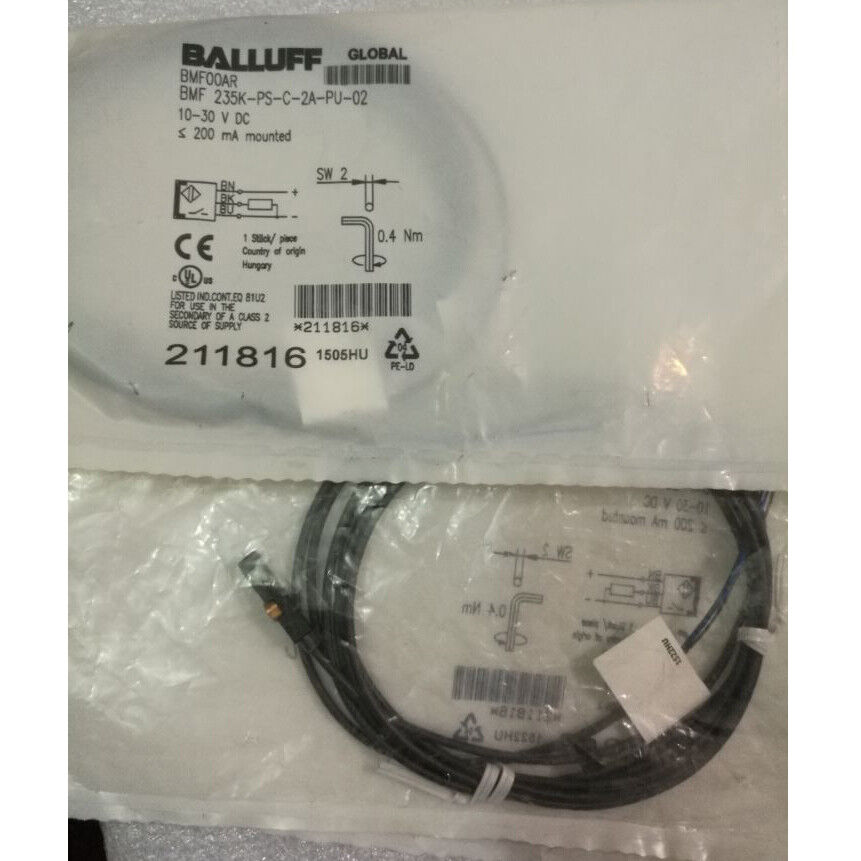 Balluff Proximity sensor BMF 235K-PS-C-2A-PU-02 spot stock - BALLUFF