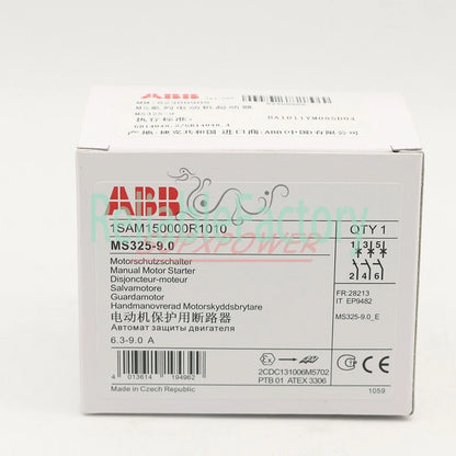 1PCS ABB MS 325-9.0,Manual Motor Starter MS325 6.3...9.0 AMP (1PCS )