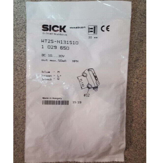 ONE SICK Photoelectric Switch WT2S-N131S10 - SICK