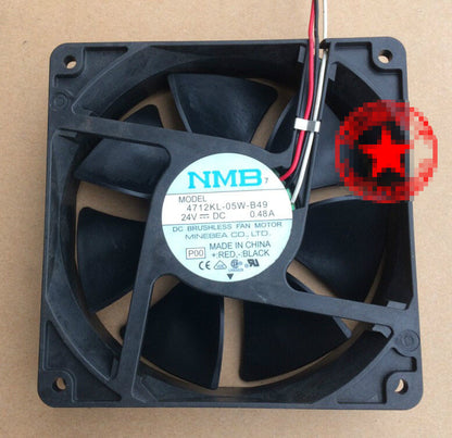 1pc NMB 24V 0.48A 4712KL-05W-B49 ABB inverter fan 12CM very good quality