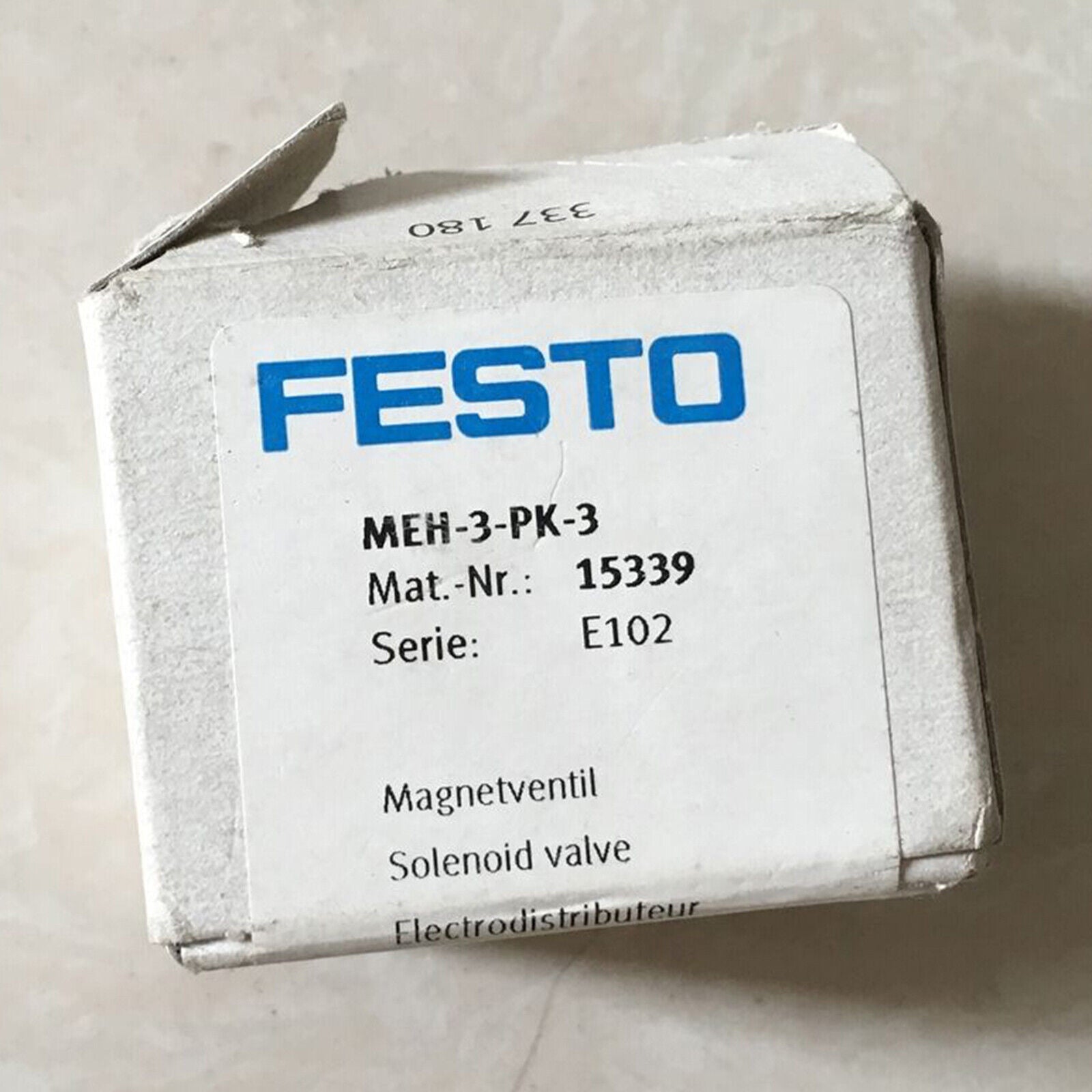 FESTO MEH-3-PK-3 15339 Solenoid Valve in Box Spot Stock - FESTO