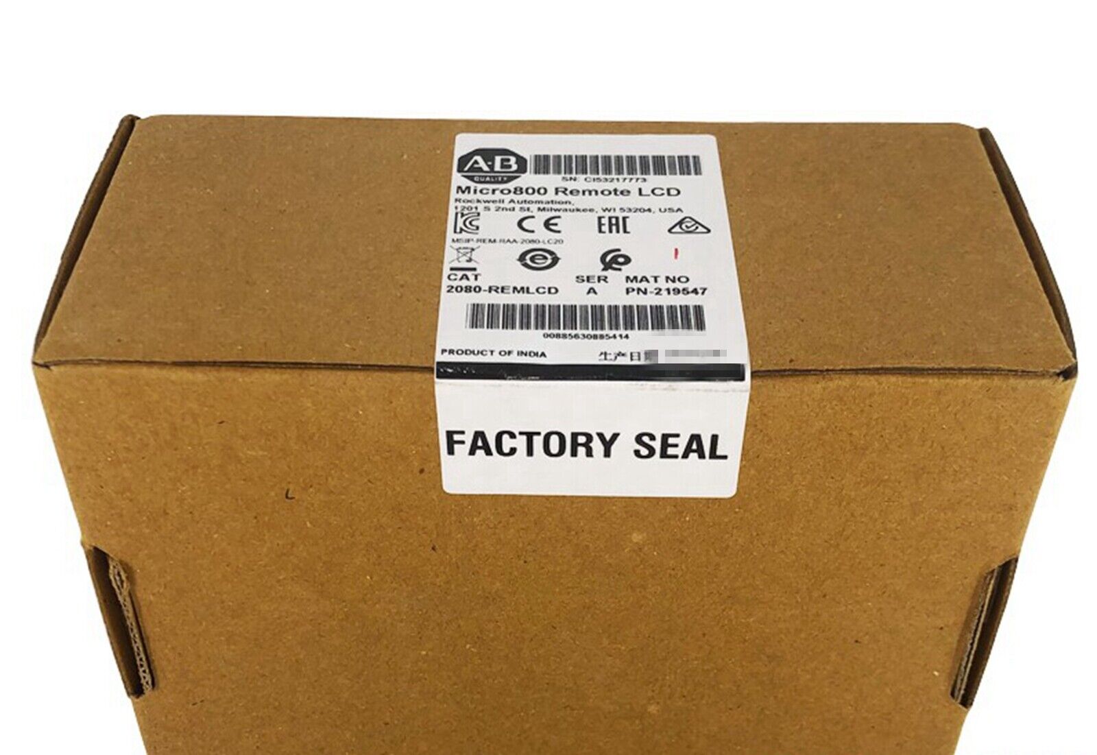 Allen-Bradley Micro800 Remote LCD Display - ALLEN-BRADLEY