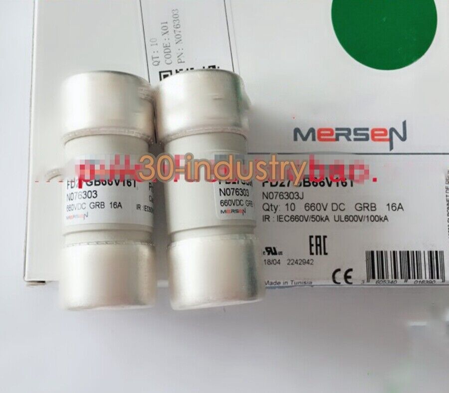 New Ferraz Fuse N076303 FD27GB66V16T 660V 16A CC6,621 CP GRB - FERRAZ