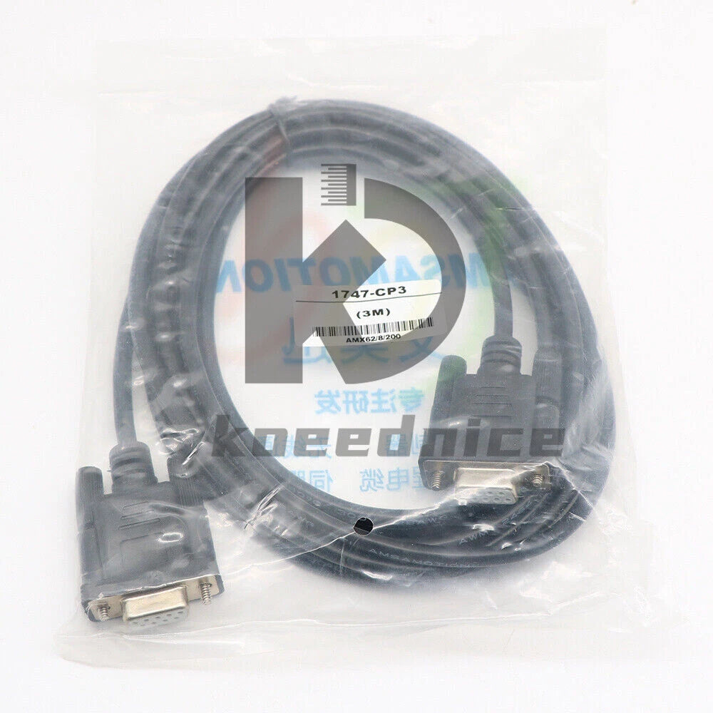 2Pc 1747-CP3 PLC Programming Cable For SLC5/03/04/05 Series PLC 9PIN 1747CP3 #US