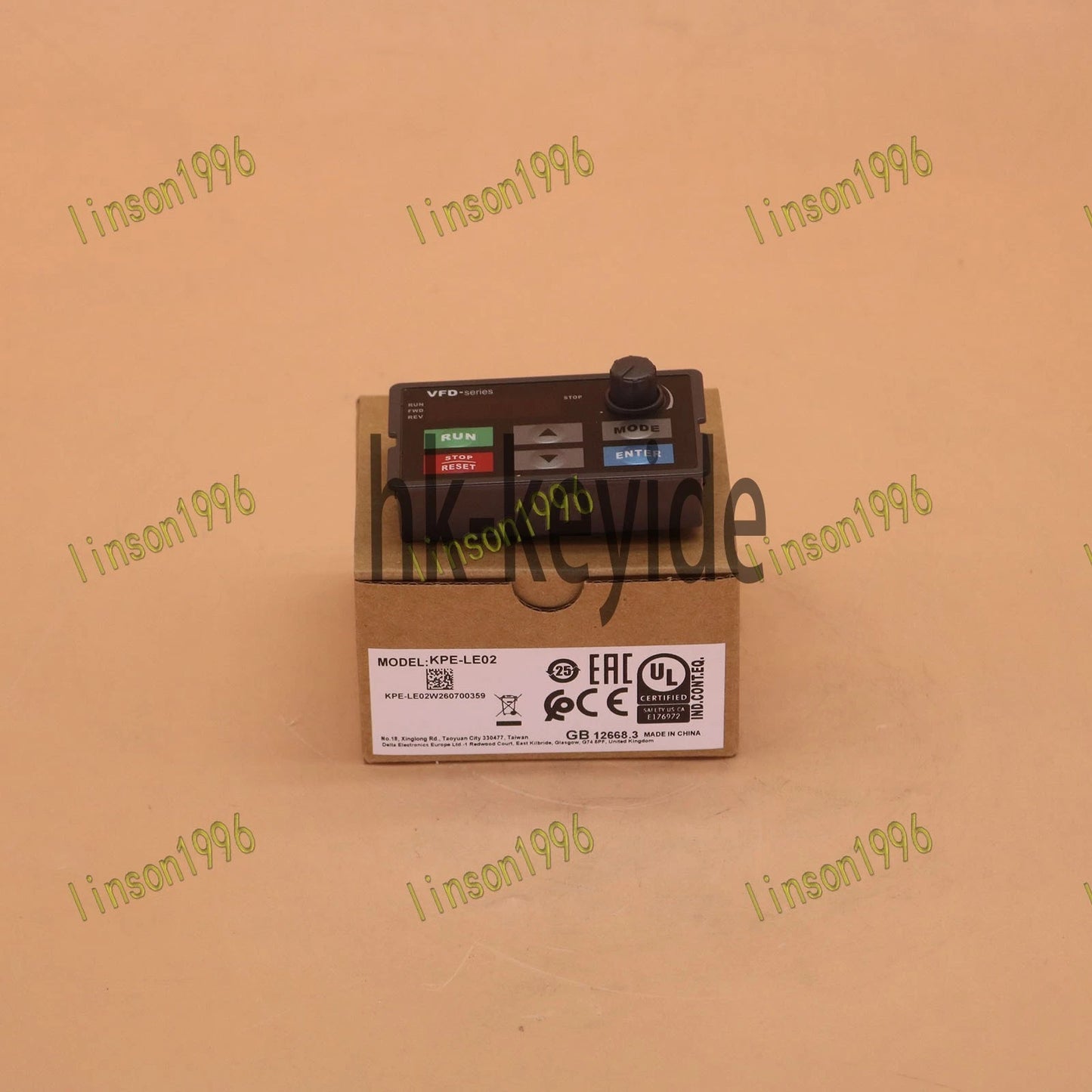 1PC Delta KPE-LE02 Operation Panel KEY PAD For VFD-E Series Inverter