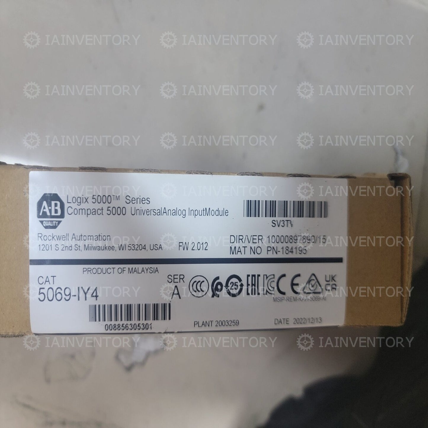 Allen-Bradley Fast 5069-IY4 - ALLEN-BRADLEY
