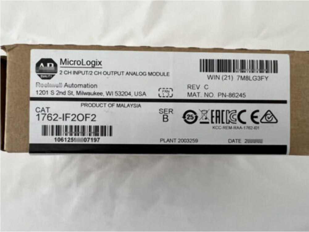 New AB 1762-IF20F2 Sealed Allen Bradley 1200 Module 1762-IF2OF2 - ALLEN BRADLEY