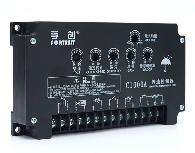 1pcs  Fortrust Diesel Generator Speed Control Board C1000A