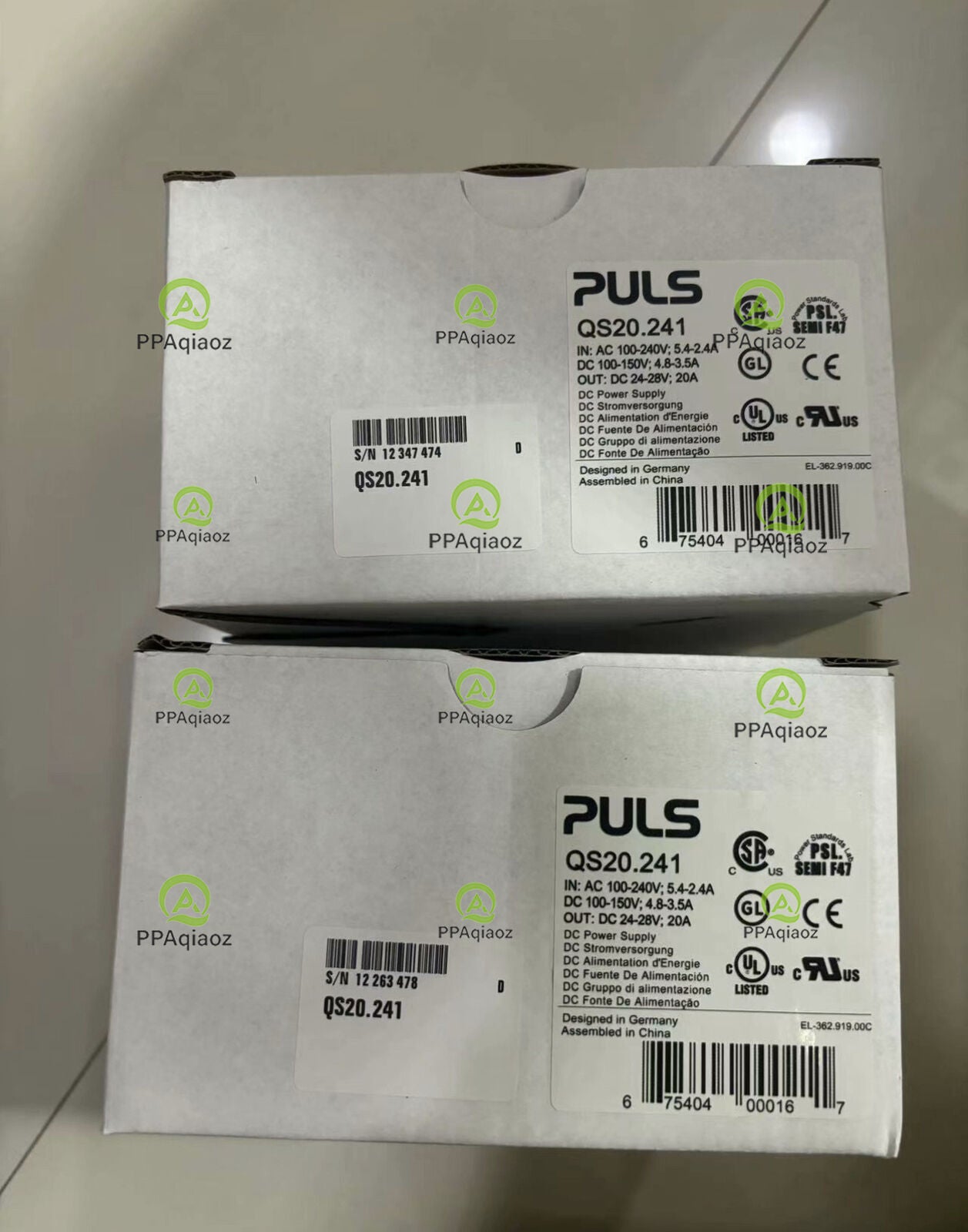 1Pcs Puls QS20.241 DIN Rail Power Supply – High-Quality Power Solution - PULS