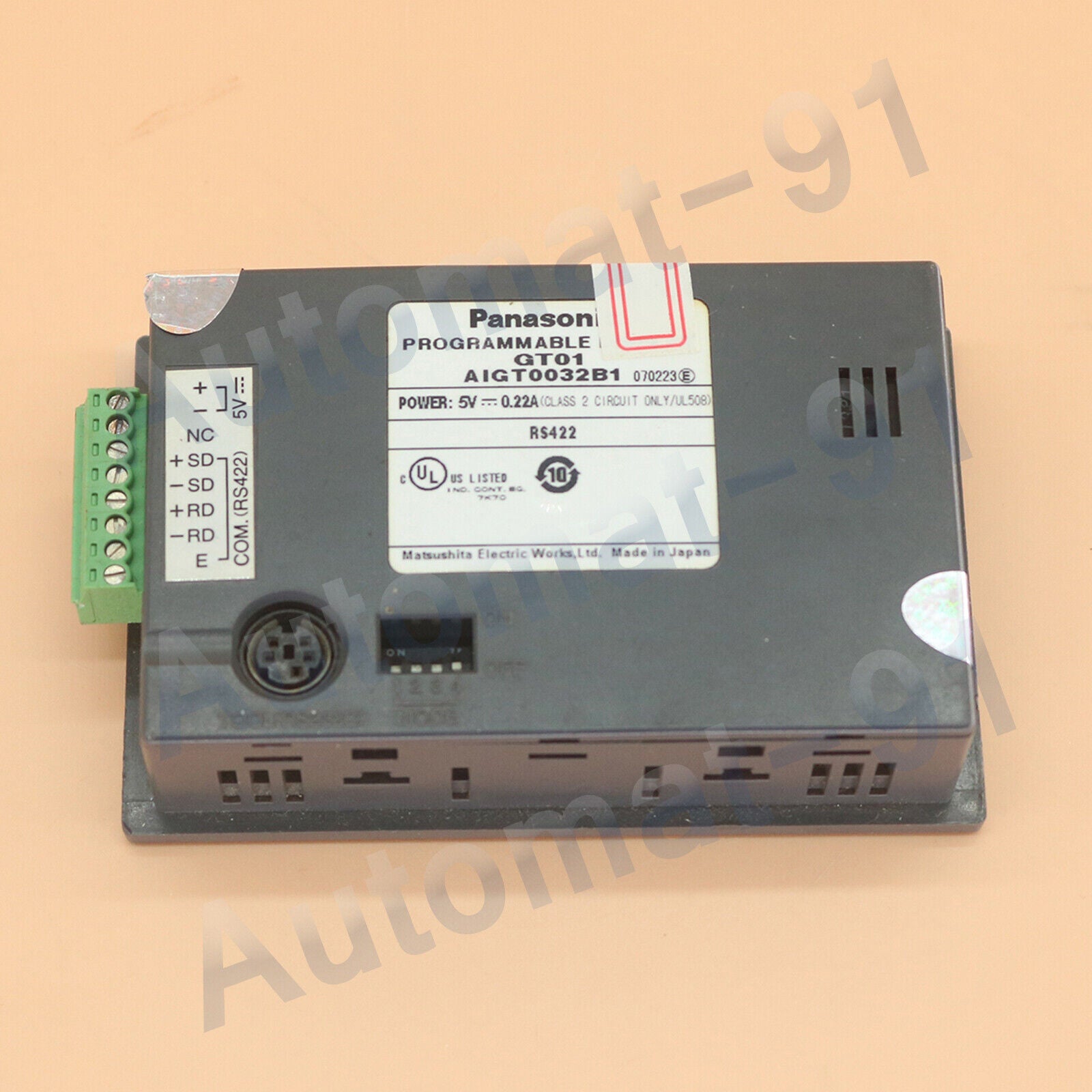 used 1Pc test Panasonic programmable display GT01 AIGT0032B1 - PANASONIC