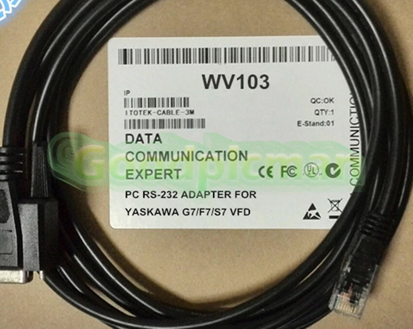 1PC WV103 For Rs232 Port Yaskawa Yaskawa Inverter G7 F7 S7 Series Cable