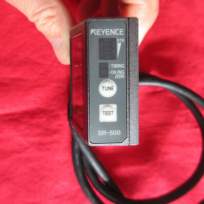 used ONE KEYENCE Barcode Sensor SR-500 Tested In Good Condition - KEYENCE