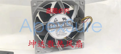 Sanyo 9SX1212P1K005 DC12V 4.4A 12038 High Airflow Violent Aluminum Frame Fan