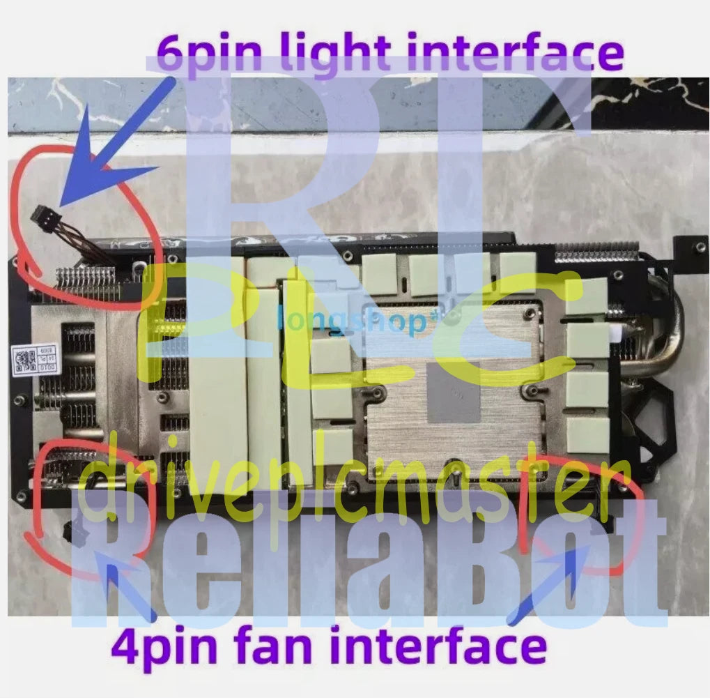GTX1080TI SC2 Male Heat Sink for Male GTX1080 1080ti Titan Titan X Titan
