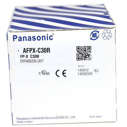 Panasonic AFPX-C30R PLC Control Unit 100-240VAC 16 DC Inputs - PANASONIC
