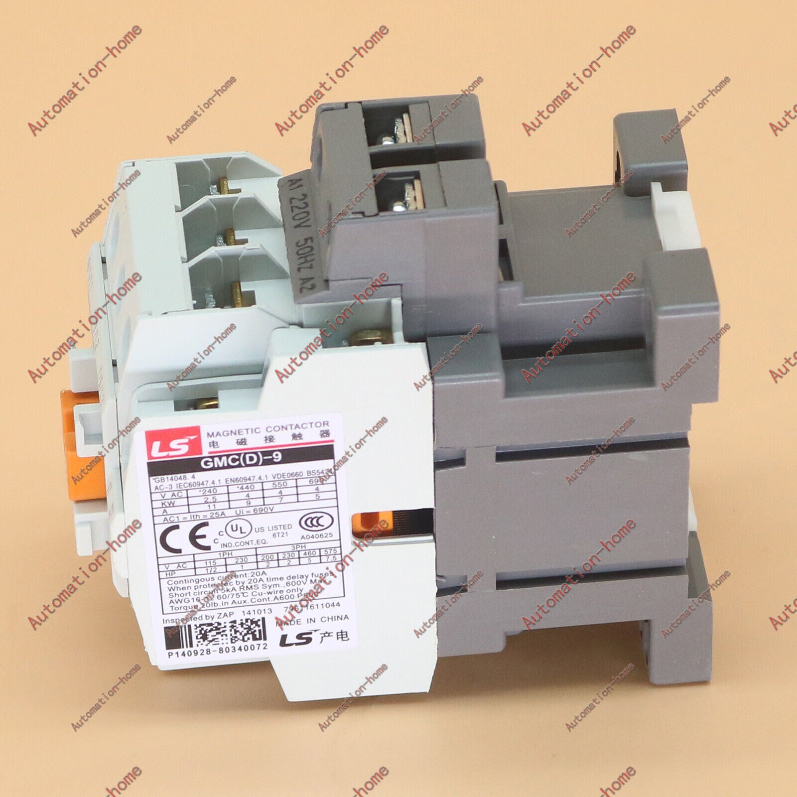 new GMC-9 GMC9 AC220V 50-60HZ LS (LG) AC contactor spot stock title - LG