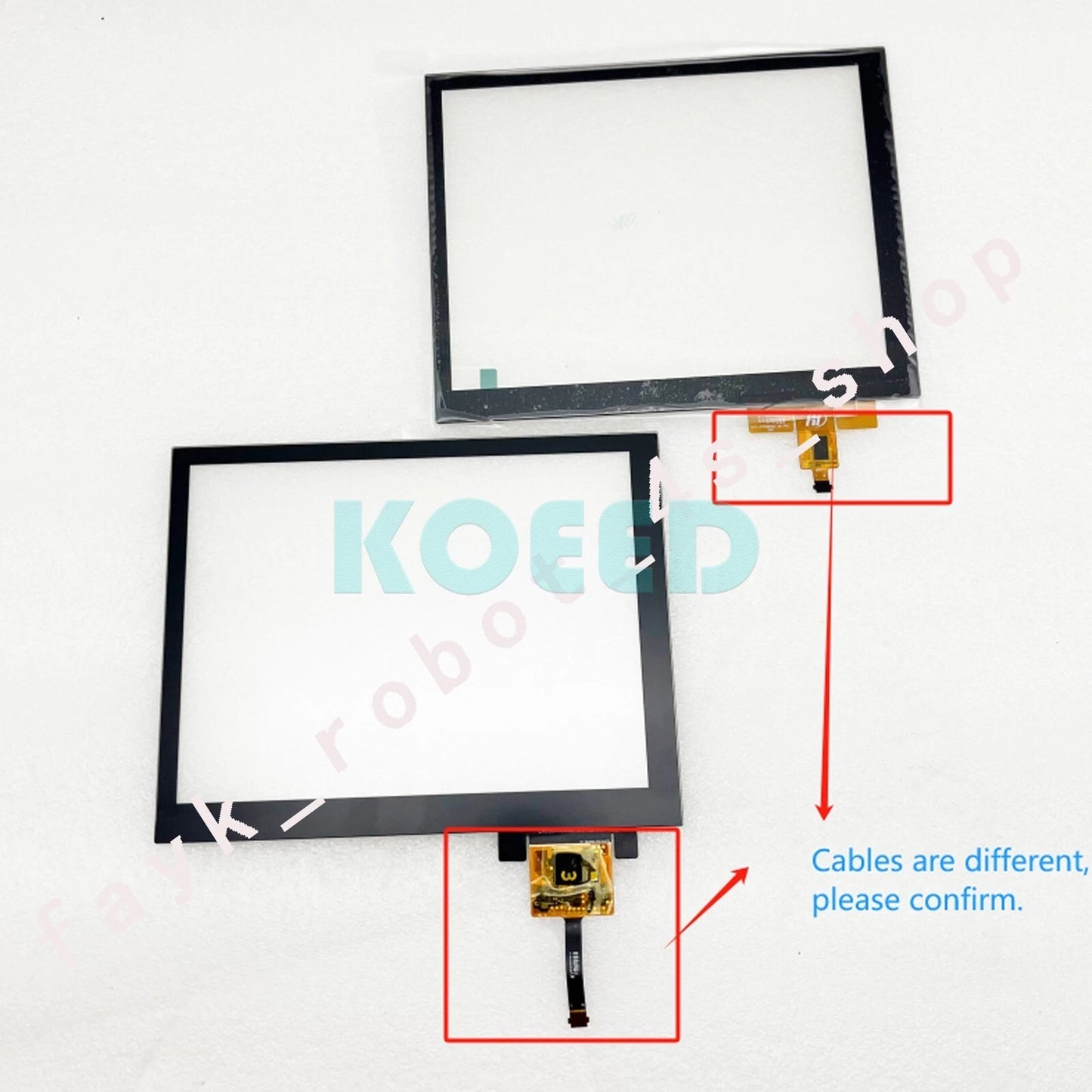 Touch screen panel+tempered glass For ABB DSQC3120 teach pendant in stock