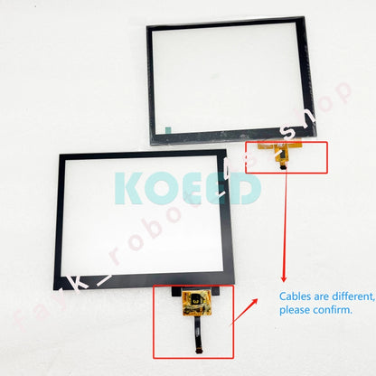Touch screen panel+tempered glass For ABB DSQC3120 teach pendant in stock