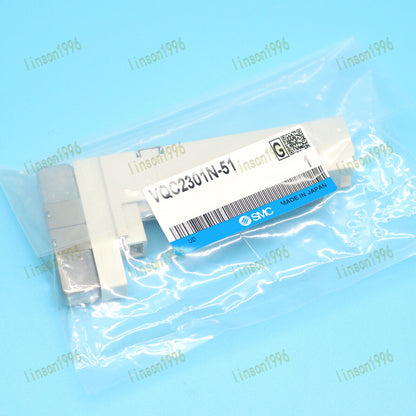 SMC VQC2301N-51 Solenoid Valve with 23/32 Inch Port Size and Stainless Steel Material for Industrial Applications - SMC